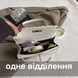 Женская сумка кросс-боди золотистая фурнитура белая 10530-2 фото 7