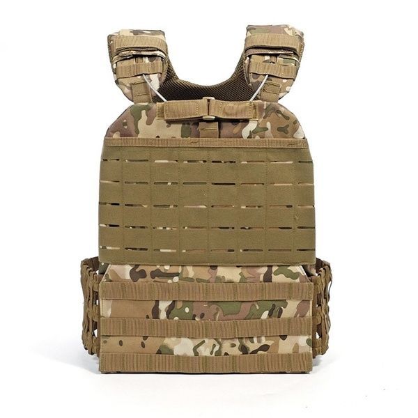 Плитоноска жилет тактический MOLLE быстрый сброс мультикам 00981-2 фото