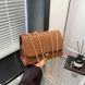 Женская сумка 8239 кросс-боди коричневая 10657-3 фото 3