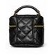Жіноча сумка-косметичка маленька 10660-SMALL Vanity Bag крос-боді чорна 10660-1 фото 2