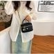 Жіноча сумка-косметичка 18205 Vanity Bag крос-боді чорна 10533F-1 фото 5