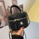 Жіноча сумка-косметичка маленька 10660-SMALL Vanity Bag крос-боді чорна 10660-1 фото 4