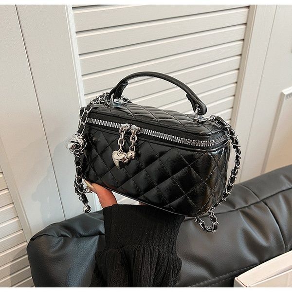 Женская сумка-косметичка 85063 Vanity Bag кросс-боди черная 10534-1 фото