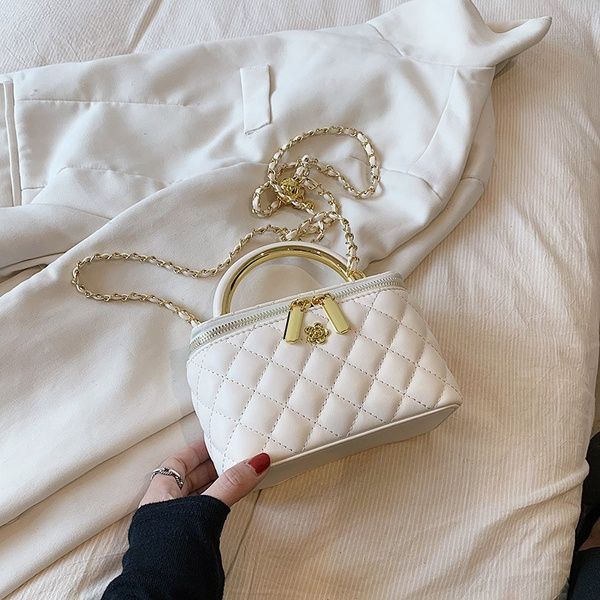 Женская сумка-косметичка 28200 Vanity Bag кросс-боди белая молочная 10661-2 фото
