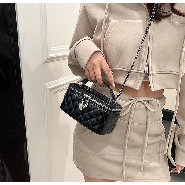 Женская сумка-косметичка 85063 Vanity Bag кросс-боди черная 10534-1 фото