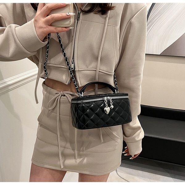 Женская сумка-косметичка 85063 Vanity Bag кросс-боди черная 10534-1 фото