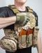 Жилет тактический плитоноска A64 MOLLE мультикам военная армейская 00931-5 фото 5