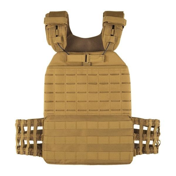 Плитоноска жилет тактический MOLLE быстрый сброс песочная койот 00981-4 фото