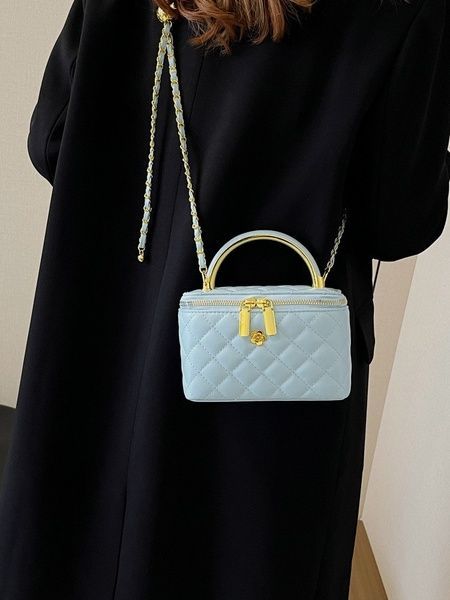 Женская сумка-косметичка 2814 1032 Vanity Bag кросс-боди голубая 10598-4 фото