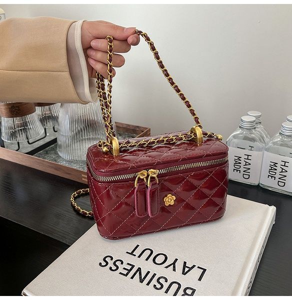 Женская сумка-косметичка 6050 Vanity Bag кросс-боди красная 10593-3 фото