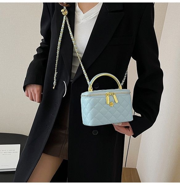 Женская сумка-косметичка 2814 1032 Vanity Bag кросс-боди голубая 10598-4 фото