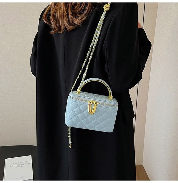 Женская сумка-косметичка 2814 1032 Vanity Bag кросс-боди голубая 10598-4 фото