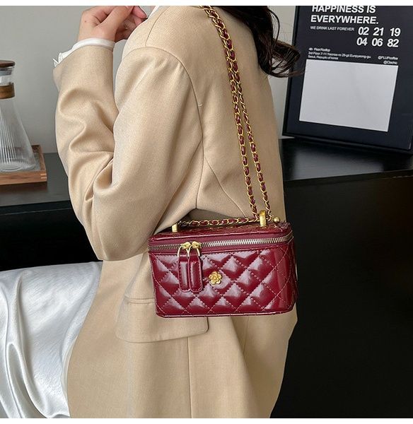 Женская сумка-косметичка 6050 Vanity Bag кросс-боди красная 10593-3 фото
