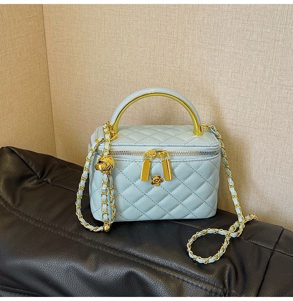 Женская сумка-косметичка 2814 1032 Vanity Bag кросс-боди голубая 10598-4 фото