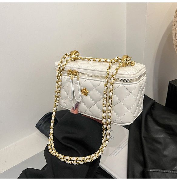 Женская сумка-косметичка 6050 Vanity Bag кросс-боди белая 10593-2 фото