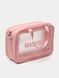 Жіноча косметичка органайзер WASHBAG MEDIUM з двома ручками рожева 10201medium-5 фото 7