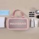 Жіноча косметичка органайзер WASHBAG MEDIUM з двома ручками рожева 10201medium-5 фото 4
