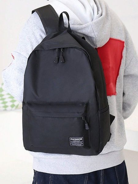 Рюкзак школьный портфель мужской женский FASHION черный 10253 фото