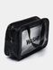 Женская косметичка органайзер WASHBAG MEDIUM с двумя ручками черная 10201medium-6 фото 10