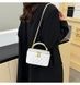 Жіноча сумка-косметичка 2814 1032 Vanity Bag крос-боді біла молочна 10598-2 фото 8
