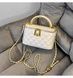 Жіноча сумка-косметичка 2814 1032 Vanity Bag крос-боді біла молочна 10598-2 фото 7