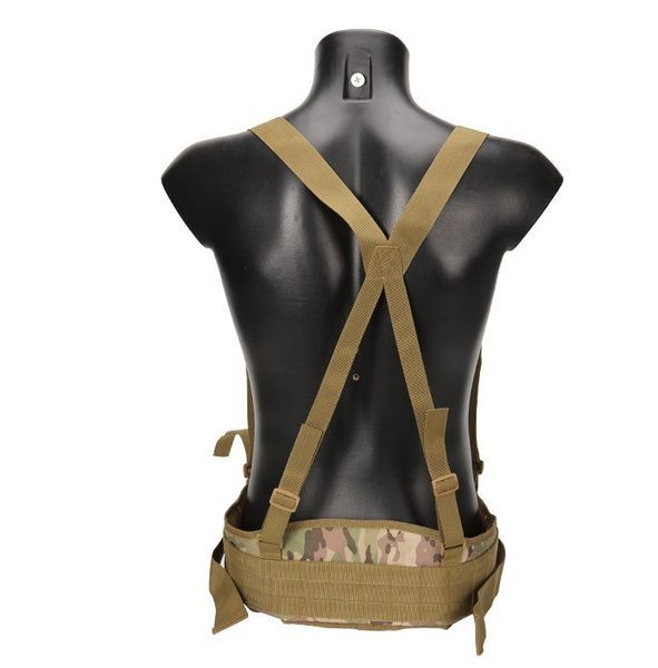 Тактична поясна розгрузка MOLLE РПС розвантажувальний військовий пояс розвантажувальна поясна система мультикам 00934-4 фото