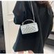 Женская сумка-косметичка 85053 Vanity Bag кросс-боди серебристая 10535-4 фото 5