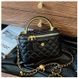 Женская сумка-косметичка большая 1251 Vanity Bag кросс-боди черная 10653B фото 2