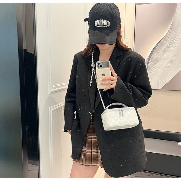 Жіноча сумка-косметичка 85053 Vanity Bag крос-боді біла 10535-3 фото