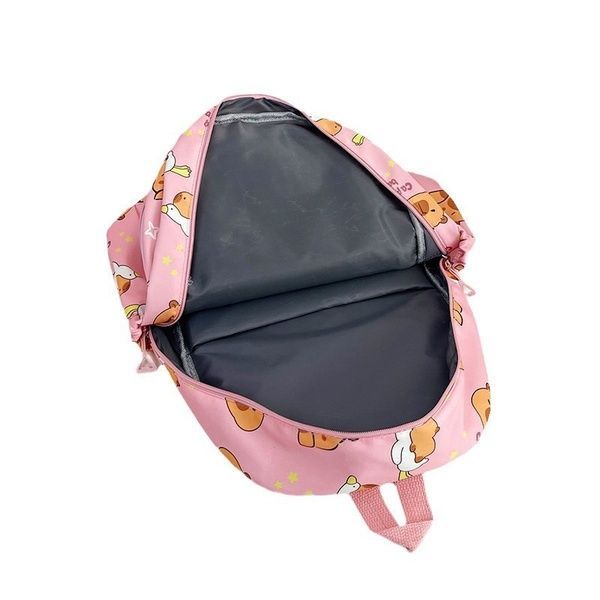 Рюкзак детский школьный портфель Капибара 10496 розовый 10496 фото
