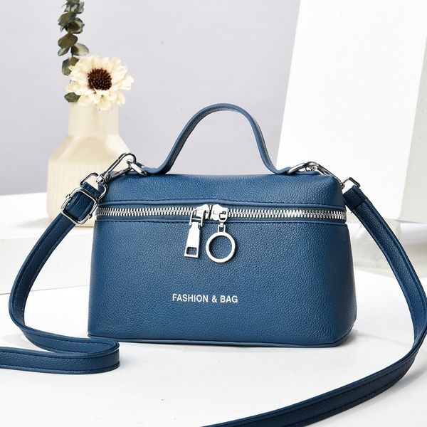 Женская сумка-косметичка ВК8 Vanity Bag кросс-боди синяя 10588-4 фото