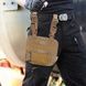 Тактична платформа 10416 MOLLE панель розвантаження на ногу койот 10416-1 фото 2
