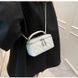 Жіноча сумка-косметичка 85053 Vanity Bag крос-боді біла 10535-3 фото 6