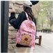 Рюкзак детский школьный портфель Капибара 10496 розовый 10496 фото 4