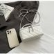 Жіноча сумка-косметичка 85053 Vanity Bag крос-боді біла 10535-3 фото 2