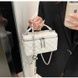 Жіноча сумка-косметичка 85053 Vanity Bag крос-боді біла 10535-3 фото 3