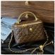 Жіноча сумка-косметичка велика 1251 Vanity Bag крос-боді коричнева 10653B фото 2
