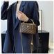 Жіноча сумка-косметичка велика 1251 Vanity Bag крос-боді коричнева 10653B фото 5