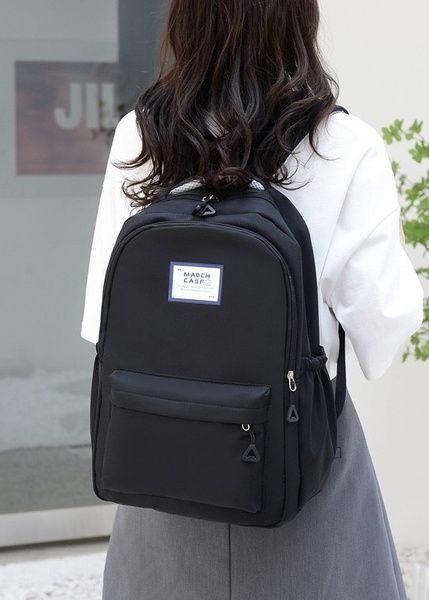 Рюкзак Fashion Maoch чоловічий жіночий дитячий шкільний портфель чорний 10224 фото