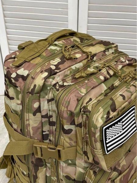 Рюкзак ZE002 тактичний військовий 50л мультикам 00960-4 фото
