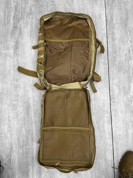Рюкзак ZE002 тактичний військовий 50л мультикам 00960-4 фото
