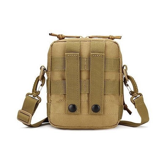 Поясная тактическая сумка военная A72 MOLLE через плечо подсумок молли олива зеленая 10159-2 фото