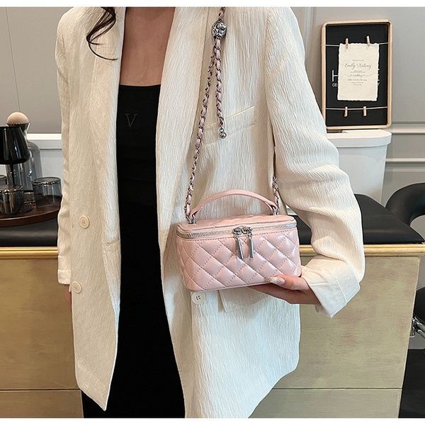 Жіноча сумка-косметичка 85053 Vanity Bag крос-боді рожева 10535-2 фото