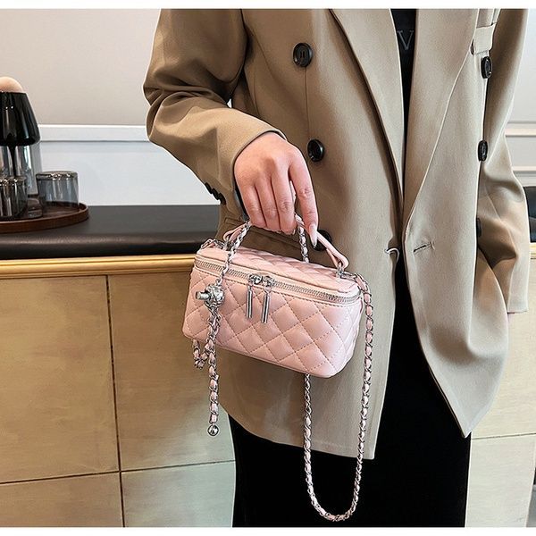 Жіноча сумка-косметичка 85053 Vanity Bag крос-боді рожева 10535-2 фото