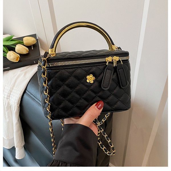 Женская сумка-косметичка 7100 Vanity Bag кросс-боди черная 10650-1 фото