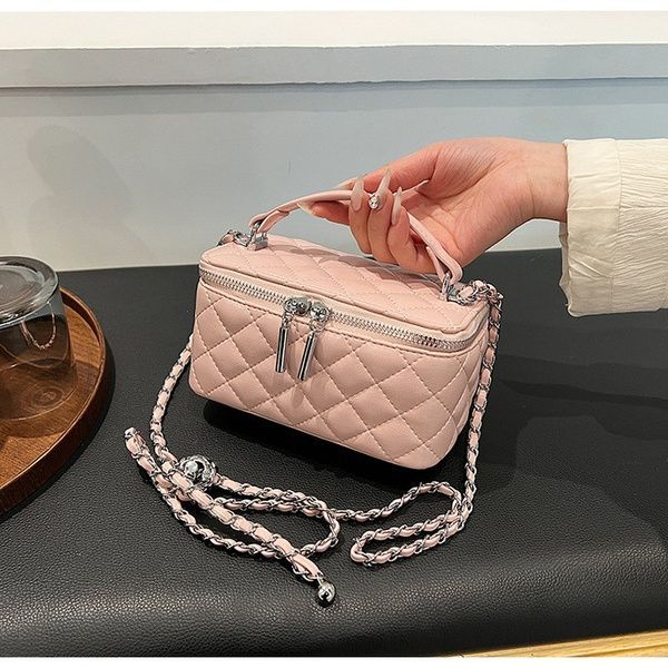 Жіноча сумка-косметичка 85053 Vanity Bag крос-боді рожева 10535-2 фото