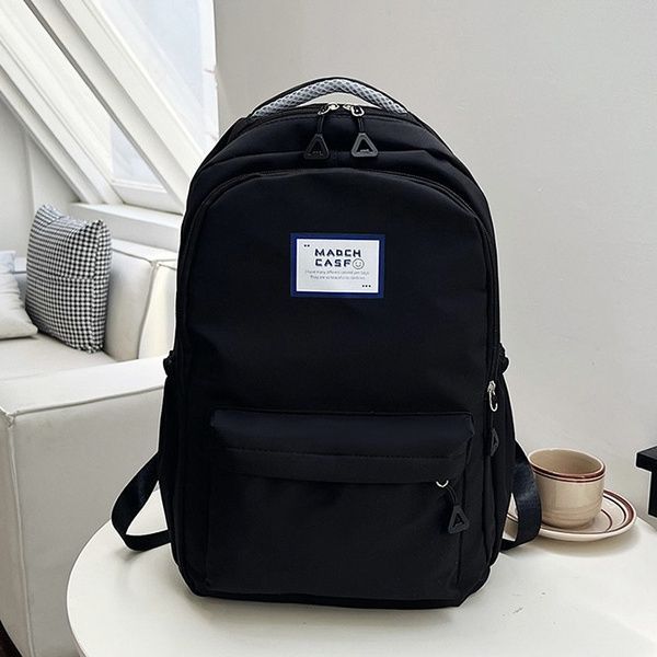 Рюкзак Fashion Maoch чоловічий жіночий дитячий шкільний портфель чорний 10224 фото