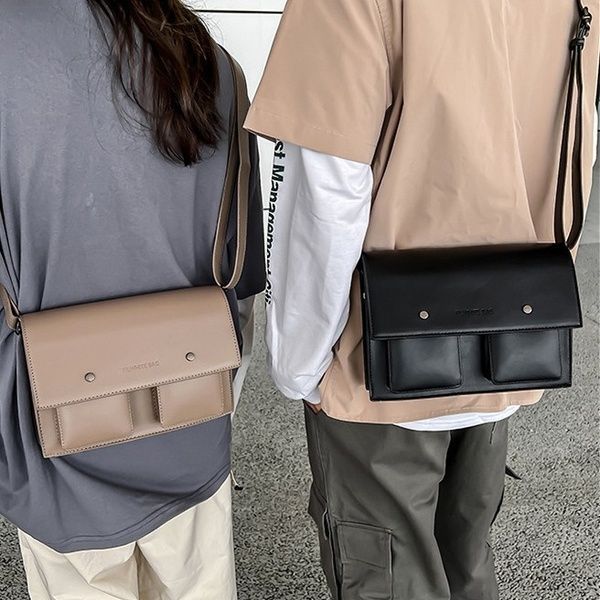Сумка FILWHITEBAG прямокутна через плече крос-боді чорна 10190 фото