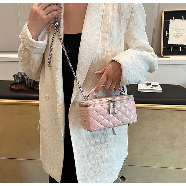Жіноча сумка-косметичка 85053 Vanity Bag крос-боді рожева 10535-2 фото