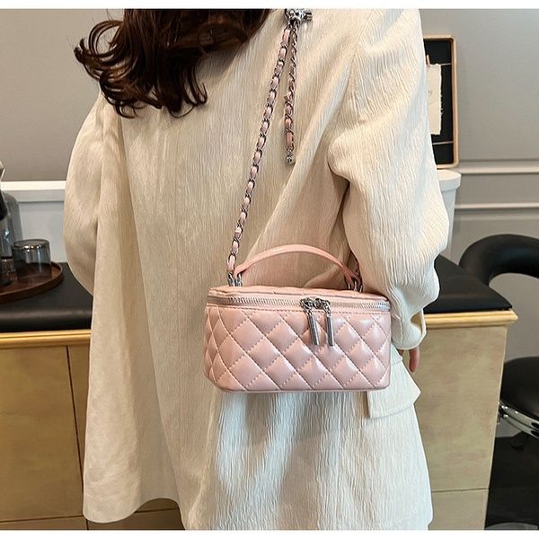 Жіноча сумка-косметичка 85053 Vanity Bag крос-боді рожева 10535-2 фото